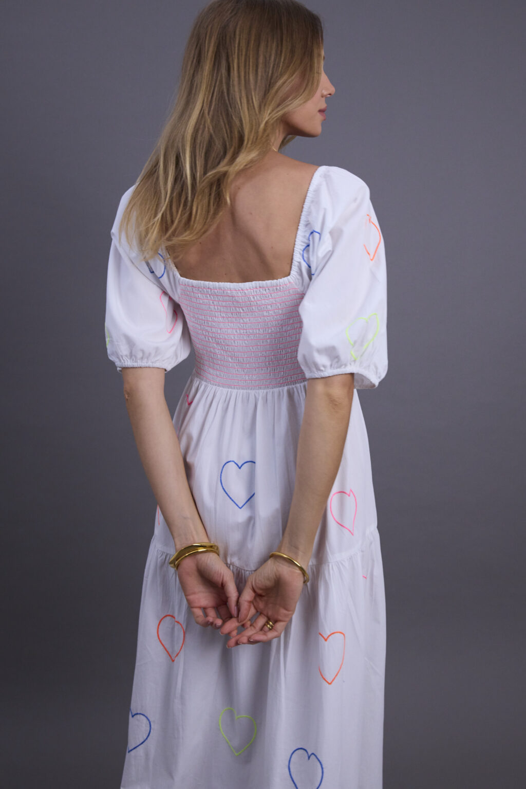 White Heart Maxi Dress - Image 2