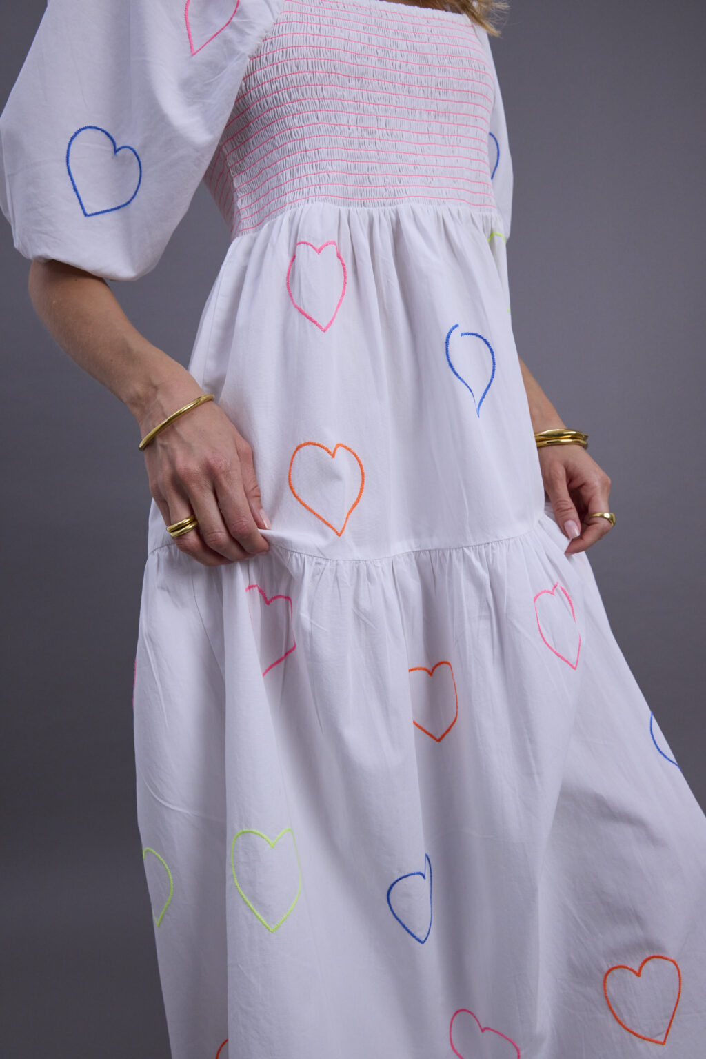 White Heart Maxi Dress - Image 5