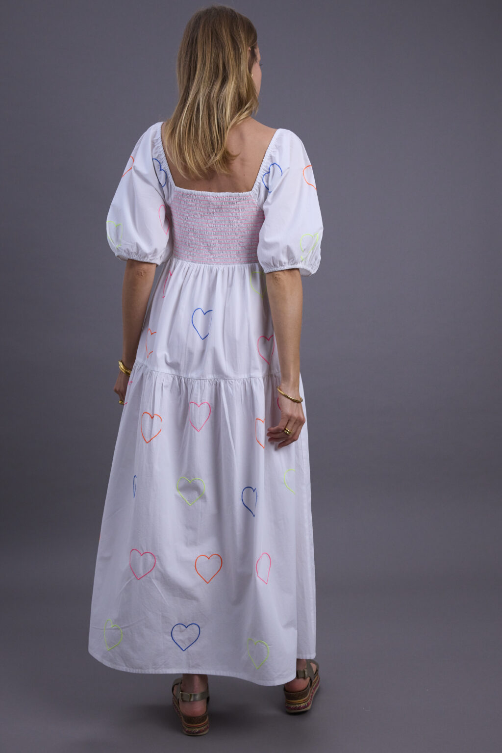 White Heart Maxi Dress - Image 6
