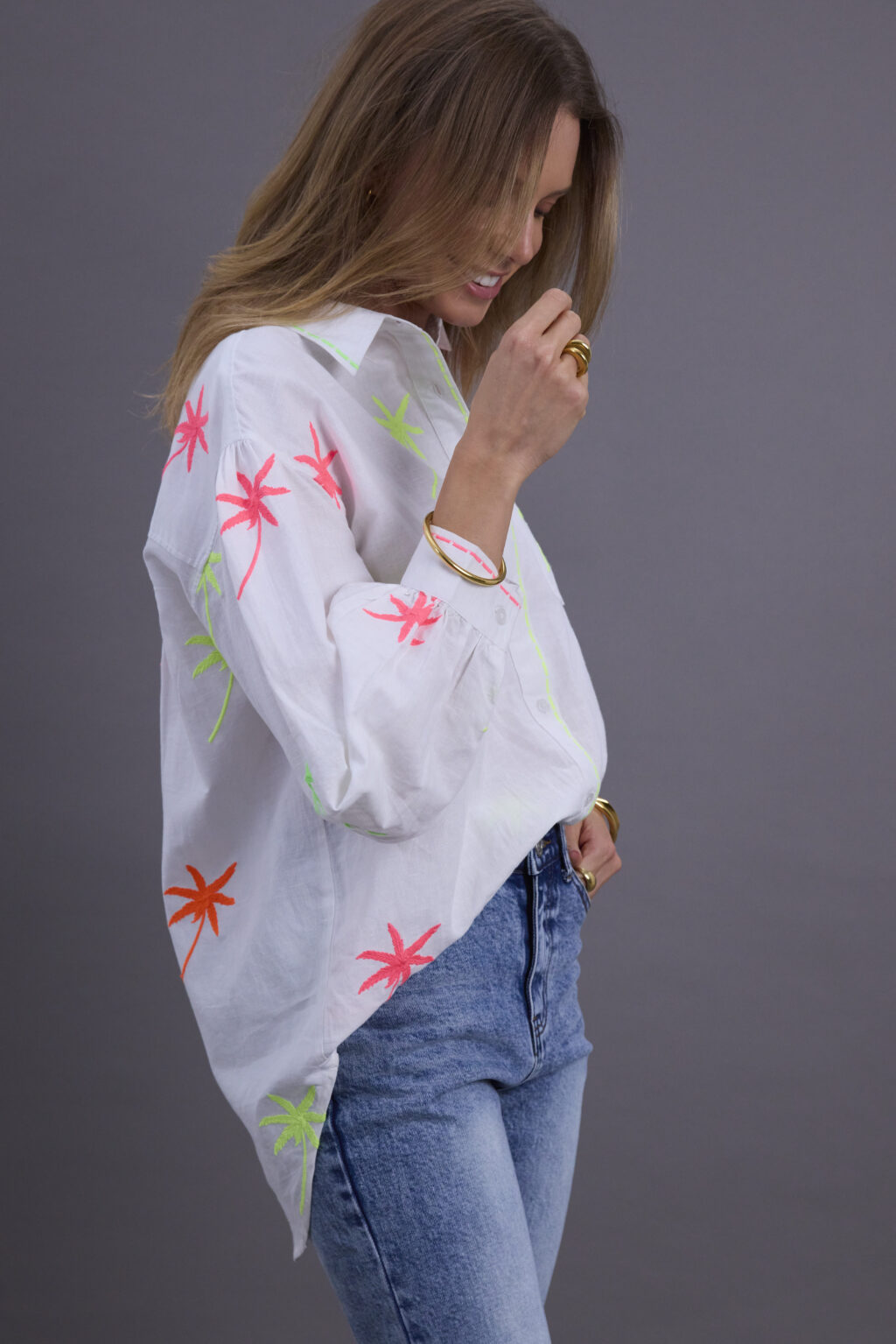 Neon Palm Tree Shirt - Image 3